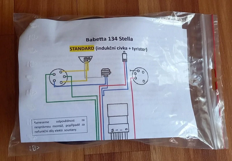 kabeláž Babetta 134 Stella Standard