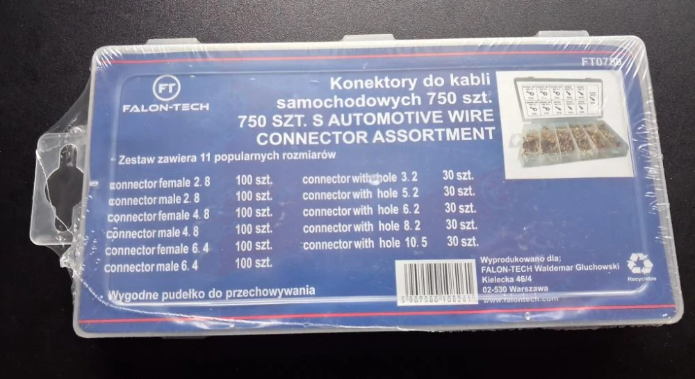 velká sada konektorů (750 kusů)