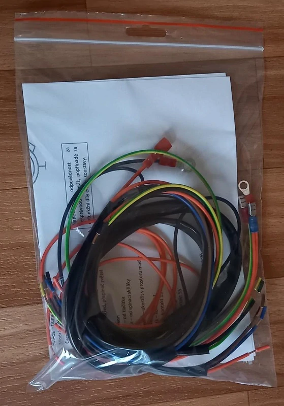 kabeláž JAWA 50/20,21 20W + JAWA 50/05 bez tlumivky