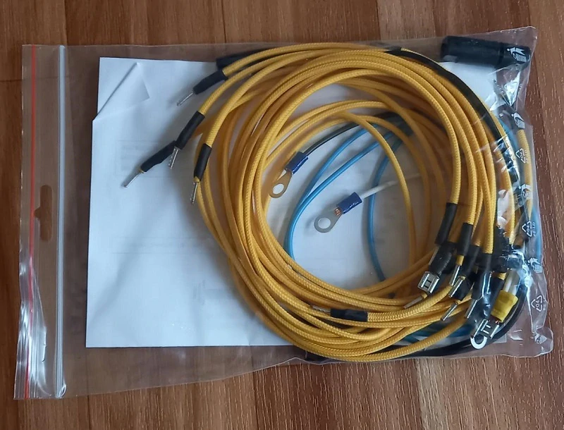 kabeláž JAWA Pérák FJ+OGAR 350/12 pro VAPE - opletené žluté vodiče