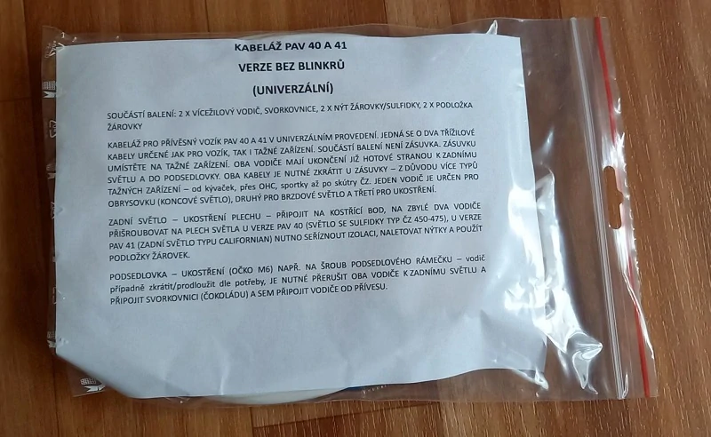 kabeláž PAV 40 a 41