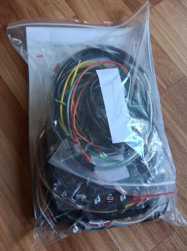kabeláž ČZ 175/505 (12V dynamostartér verze BEZ křížového spínače)