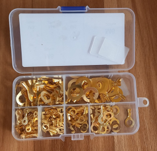 Sada kabelových oček 3-10mm lisovacích, 150ks