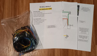 kabeláž ČZ 125 B/T pro VAPE