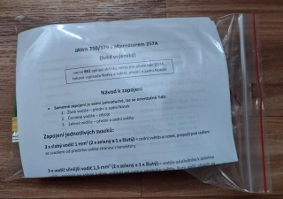 kabeláž JAWA 250/579.03 257A Švéd alternátor