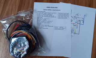 kabeláž JAWA 350 Pérák pro dynamo